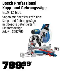 OBI Bosch Professional Kapp- und Gehrungssäge Angebot