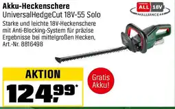 OBI Akku-Heckenschere Angebot
