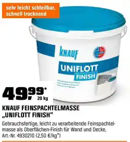 OBI Knauf feinspachtelmasse uniflott finish Angebot
