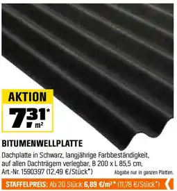 OBI Bitumenwellplatte Angebot