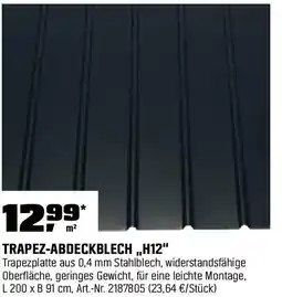 OBI Trapez-abdeckblech h12 Angebot