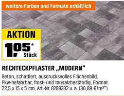 OBI Rechteckpflaster modern Angebot