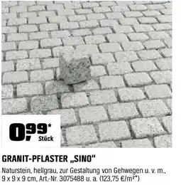 OBI Granit-Pflaster Hellgrau Lose Angebot