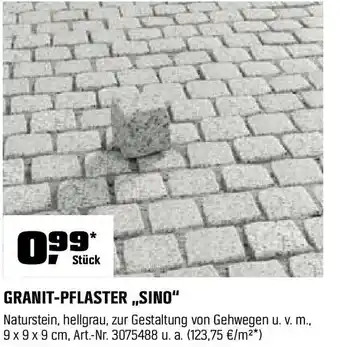 OBI Granit-Pflaster Hellgrau Lose Angebot