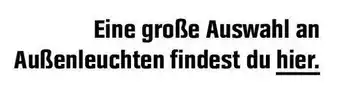 OBI Eine große Auswahl an Außenleuchten findest du hier Angebot