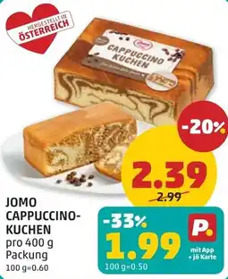 PENNY Jomo cappuccino kuchen Angebot