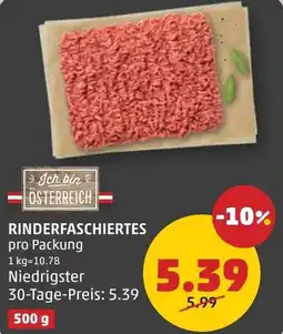 PENNY Rinderfaschiertes Angebot