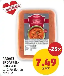 PENNY Radatz erdäpfel gulasch Angebot