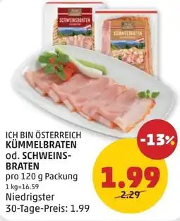 PENNY kümmelbraten od schweins braten Angebot