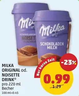 PENNY Milka original od noisette drink Angebot