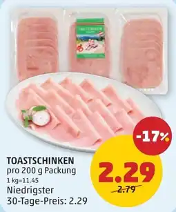 PENNY Toastschinken Angebot