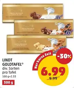 PENNY Lindt goldtafel Angebot