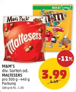PENNY M&m's od maltesers Angebot