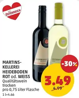 PENNY Martins kellerei heideboden rot od weiss Angebot