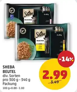 PENNY Sheba beutel Angebot