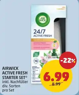 PENNY Airwick active fresh starter set Angebot