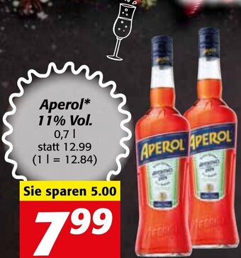 Strasser Markt Aperol 11% Vol. Angebot