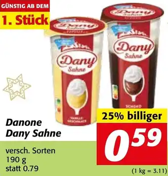 Dannone Dany Sahne 190g
