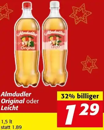 Strasser Markt Almdudler Original Oder Leicht Angebot