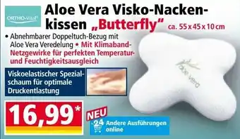 Norma Visko Nackenkissen Butterfly Angebot
