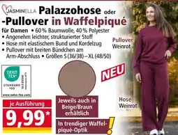 Norma Palazzohose oder Pullover in Waffelpiqué Angebot
