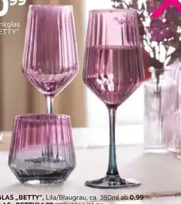 Mömax Weinglas Betty Lila/Blaugrau Angebot