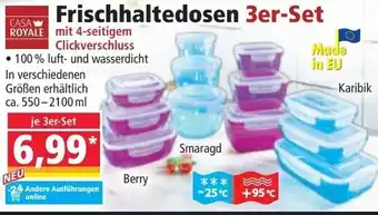 Norma Frischhaltedosen Angebot
