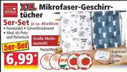 Norma XXL Mikrofaser-Geschirrtücher Angebot