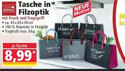 Norma Tasche in Filzoptik Angebot