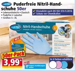 Norma Puderfrei Nitril Handschuhe Angebot