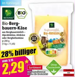 Norma Bio-Berg- bauern-Käse Angebot
