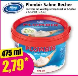 Norma Plombir Sahne Becher Angebot
