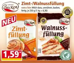 Norma Zimt-/Walnussfüllung Angebot