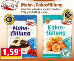 Norma Mohn-/Kokosfüllung Angebot