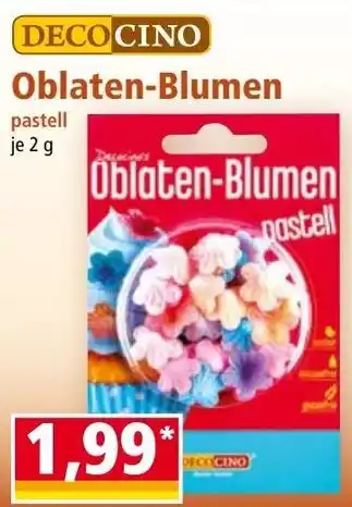 Norma Oblaten-Blumen Angebot