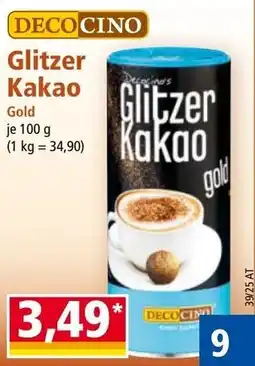 Norma Glitzer Kakao Angebot