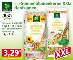 Norma Bio-Sonnenblumenkerne XXL/ Hanfsamen Angebot