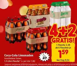Interspar Coca Cola Limonaden Angebot