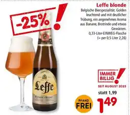 Interspar Leffe blonde Angebot