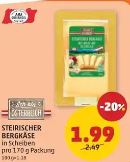 PENNY Steirischer bergkäse Angebot