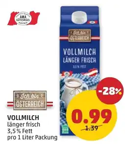 PENNY Vollmilch Angebot