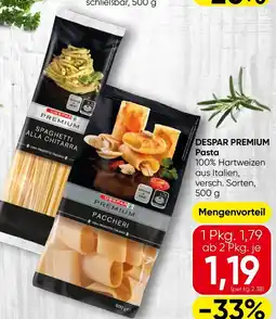 Spar Despar premium pasta Angebot