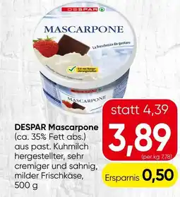 Spar Despar mascarpone Angebot