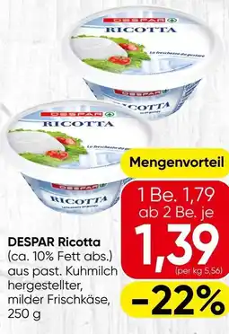 Spar Despar ricotta Angebot