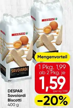 Spar Despar savoiardi biscotti Angebot