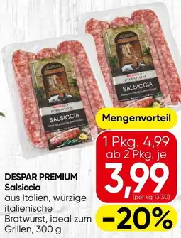 Spar Despar premium salsiccia Angebot
