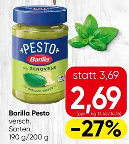 Spar Barilla pesto Angebot