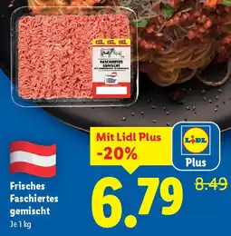 Lidl Faschiertes gemischt Angebot