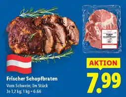 Lidl Frischer schopfbraten Angebot