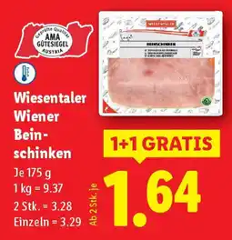 Lidl Wiesentaler wiener bein- schinken Angebot